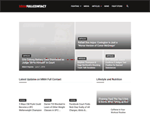 Tablet Screenshot of mmafullcontact.com